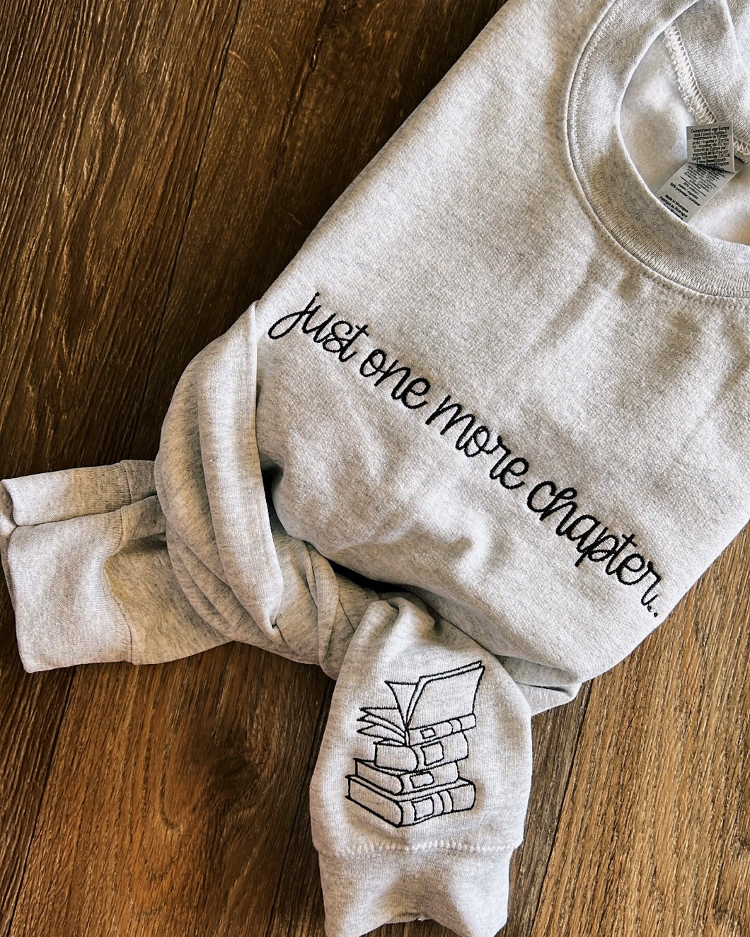 just one more chapter , sleeve detail sweatshirt